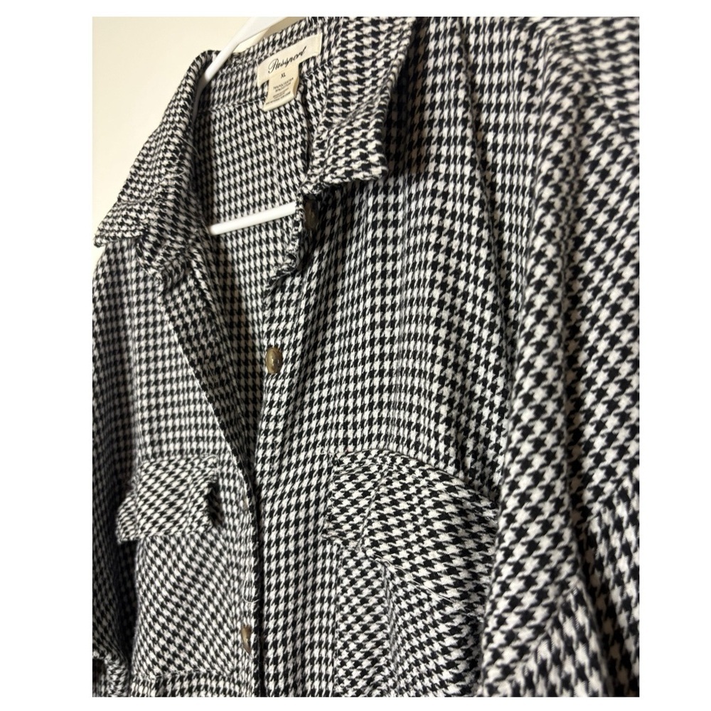 Passport Black and White Checkered Mini Dress - Picture 3 of 3
